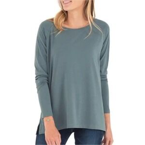 Free Fly Womens Bamboo Everyday Flex Long Sleeve Size L Sustainable Minimalist
